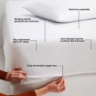 Alternate image 1 for Sleep Safe&trade; Premium Twin XL Mattress Protector in White