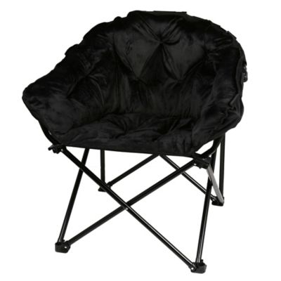 fluffy folding chair