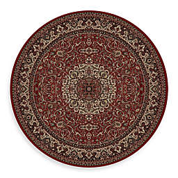 Concord Global Isfahan Red 7-Foot 10-Inch Round Rug