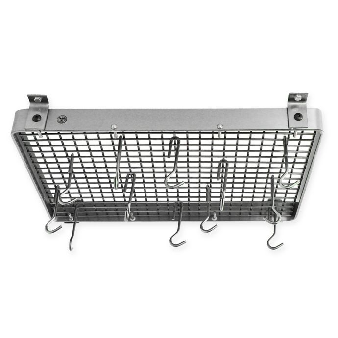 Enclume 24 Inch Low Ceiling Hanging Pot Rack Bed Bath