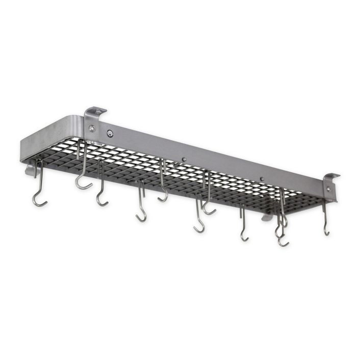 Enclume 36 Inch Narrow Low Ceiling Hanging Pot Rack Bed