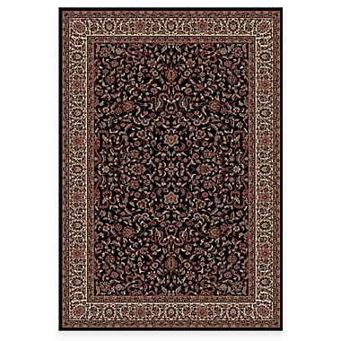 Concord Global Trading Jewel Kashan Rug in Black. View a larger version of this product image.