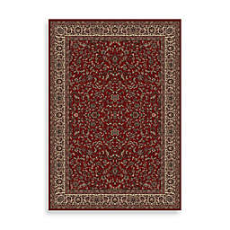 Concord Global Trading Kashan 5'3 x 7'7 Area Rug in Red