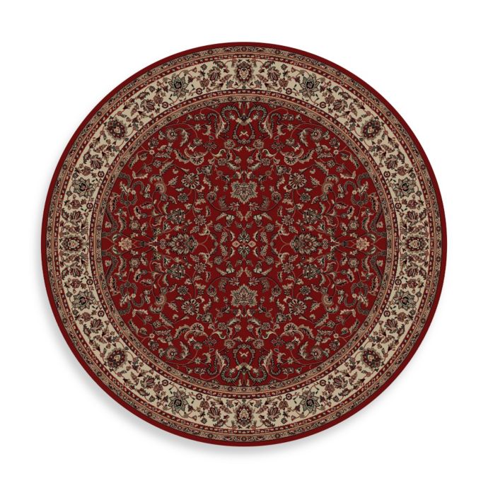 Concord Global Trading Jewel Kashan Rug in Red | Bed Bath & Beyond