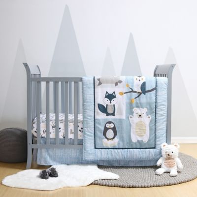 penguin crib bedding set