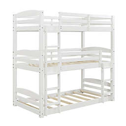 Dorel Living® Maverick Twin Over Twin Bunk Bed in White