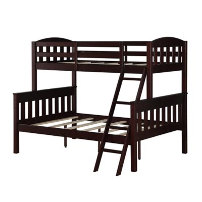 Storkcraft Caribou Twin Bunk Bed, Storkcraft Caribou Twin Over Bunk Bed Gray