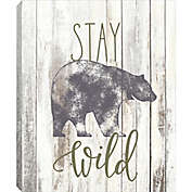 Linden Ave Stay Wild 10-Inch x 8-Inch Canvas Wall Art