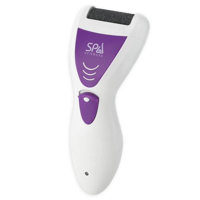 Spa Sciences VIVA Pedicure Foot Smoothing Tool in White Bed Bath and