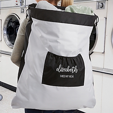 Scripty Style Personalized Laundry Bag. View a larger version of this product image.