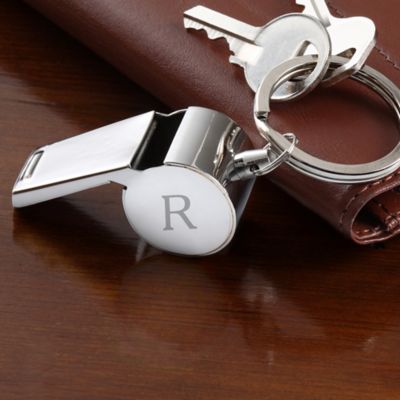 Classic Celebrations Personalized Stainless Steel Whistle Key Ring