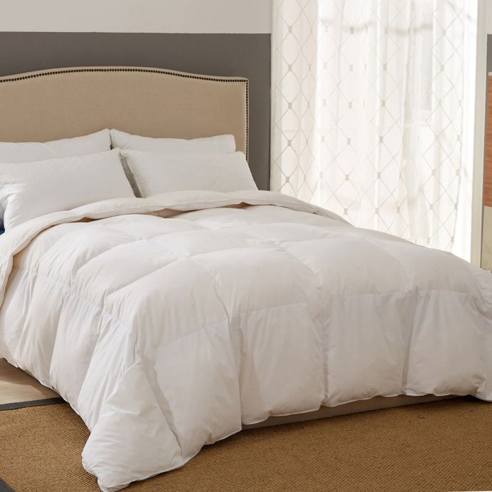 All Season White Goose Down And Down Alternative Gusseted Comforter Bed Bath Beyond