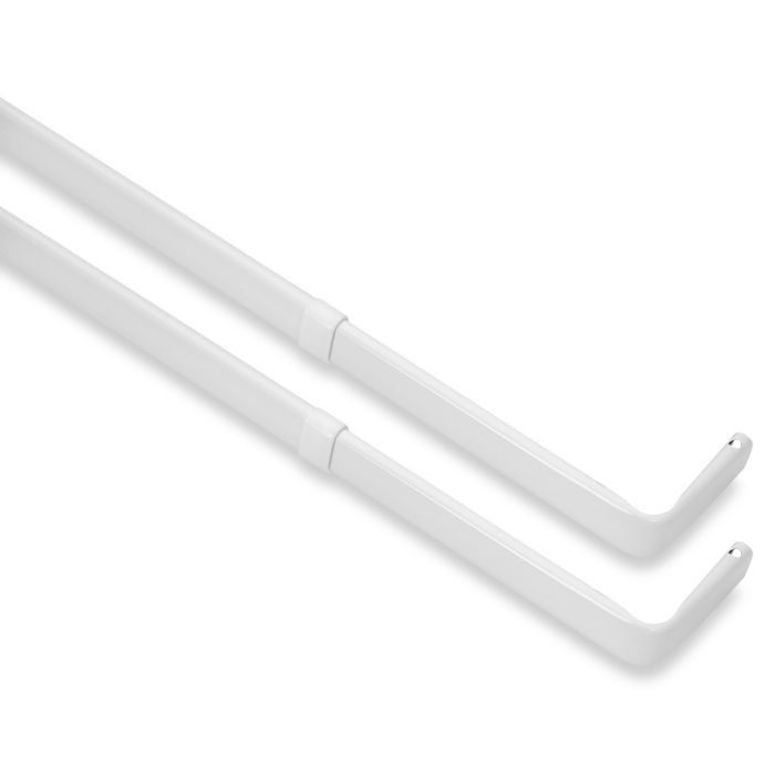 Springs Window Fashions Adjustable Double Curtain Rod Set ...