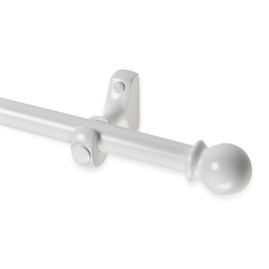 Springs Window Fashions Wood Curtain, Bed Bath And Beyond Curtain Rods Wood