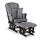 Alternate image 0 for Storkcraft&trade; Tuscany Glider and Ottoman Set in Espresso/Grey
