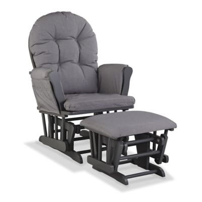 storkcraft glider with ottoman