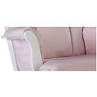 Alternate image 2 for Storkcraft&reg; Tuscany Glider and Ottoman Set in White/Pink Swirl