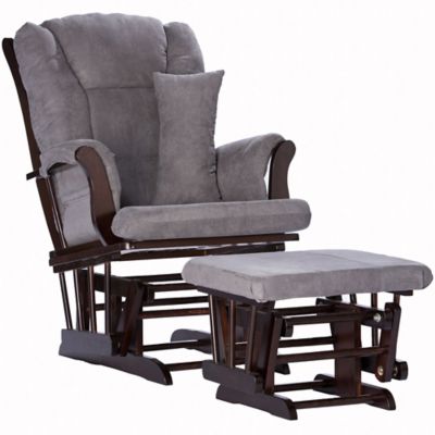 stork craft tuscany glider espresso grey