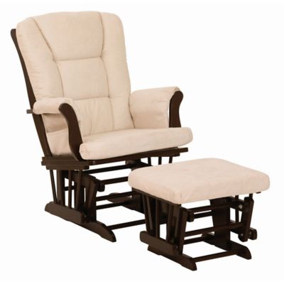 stork craft tuscany glider espresso grey