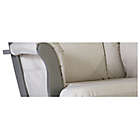 Alternate image 2 for Storkcraft Tuscany Glider and Ottoman in White/Taupe Swirl