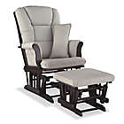 Alternate image 0 for Storkcraft Tuscany Glider and Ottoman Set in Espresso/Taupe