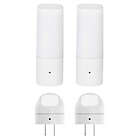 Alternate image 7 for Globe Electric 4-Pack Automatic Dusk to Dawn Directional &amp; Cylinder LED Night Light Set