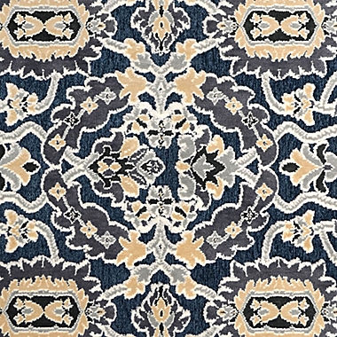 Home Dynamix Maplewood 2-Foot 3-Inch x 3-Foot 7-Inch Washable Accent Rug in Navy. View a larger version of this product image.