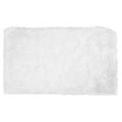 Home Dynamix Faux Fur 2-Foot 6-Inch x 3-Foot 11-Inch Accent Rug in White