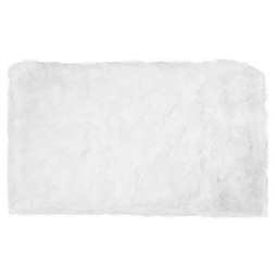Home Dynamix Faux Fur 2-Foot 6-Inch x 3-Foot 11-Inch Accent Rug in White