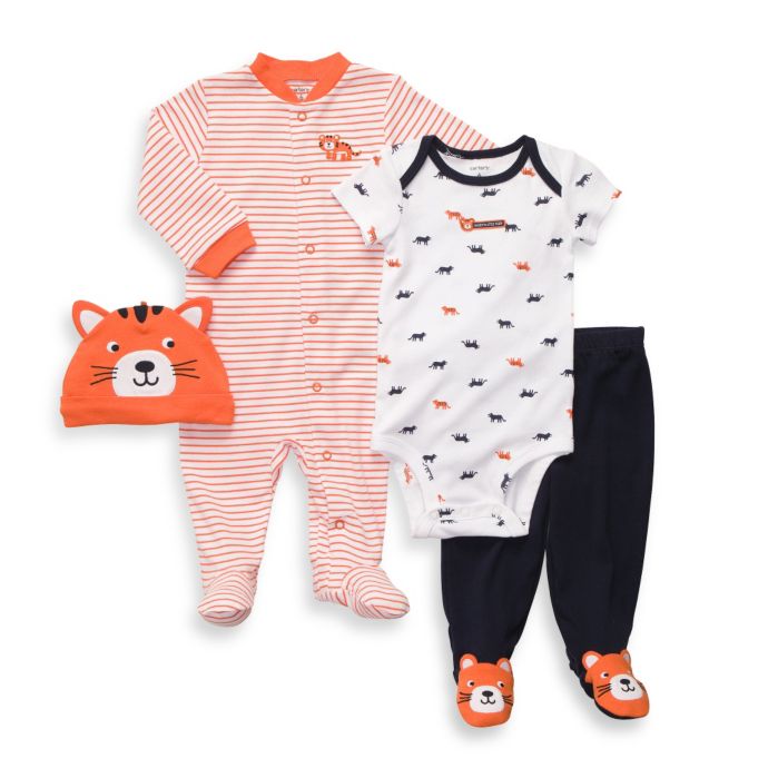 Carter's® 4-Piece Tiger Cub Layette Set | buybuy BABY
