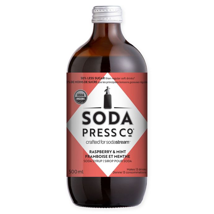 SodaStream® Raspberry and Mint Soda Press Syrup Bed Bath and Beyond