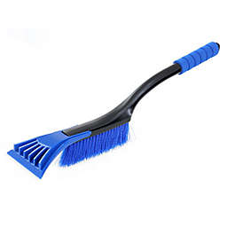 Snow Brush with Integrated Ice Scraper in Blue