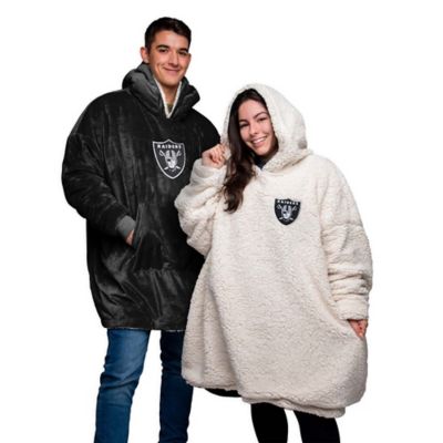 Size Reversible Pullover Sherpa Hoodie 