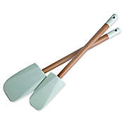 Jamie Oliver Spatula in Natural/Blue (Set of 2)