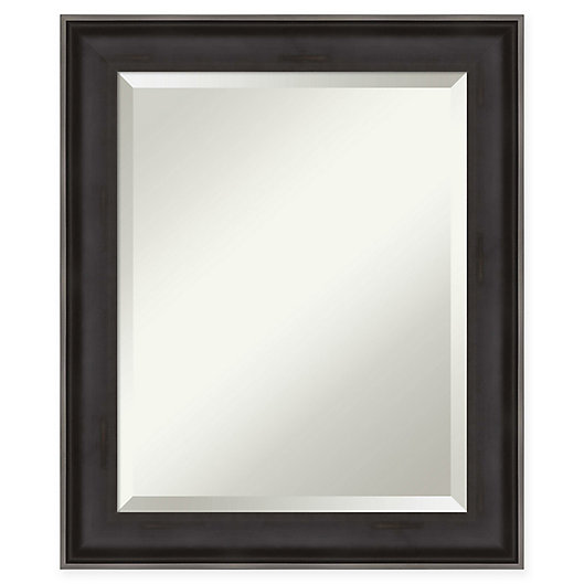 Alternate image 1 for Amanti Art Allure Wall Mirror in Charcoal