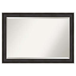 Amanti Art Allure 40-Inch x 28-Inch Rectangular Wall Mirror in Charcoal