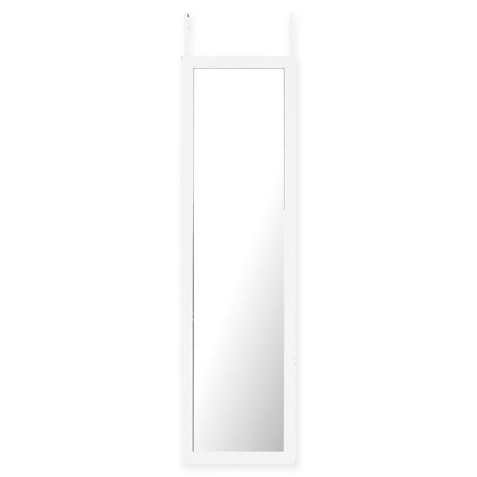 Over-The-Door Hanging Mirror in White | Bed Bath & Beyond