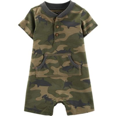 camouflage romper baby