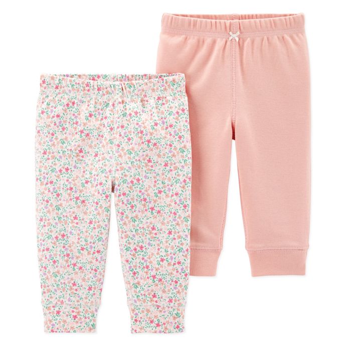 carter's® Preemie 2Pack Floral Pants buybuy BABY