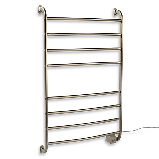 Alternate image 1 for Jerdon Warmrails Kensington Wall Mount Towel Warmer with Eight Bars in Nickel