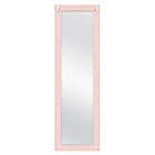 Alternate image 1 for SALT&trade; Over the Door Mirror 16-Inch x 52-Inch in Blush