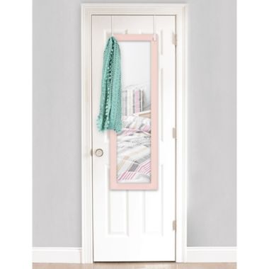 SALT&trade; Over the Door Mirror 16-Inch x 52-Inch in Blush. View a larger version of this product image.