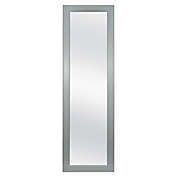 SALT&trade; Over the Door Mirror 16-Inch x 52-Inch in Light Grey