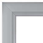 Alternate image 1 for SALT&trade; Over the Door Mirror 16-Inch x 52-Inch in Light Grey