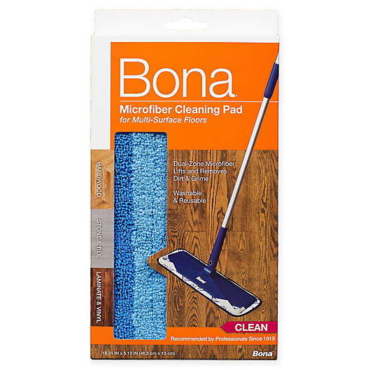 Bona Mircrofiber Cleaning Pad Bed, Bona Hardwood Floor Wet Cleaning Pads 12 Count