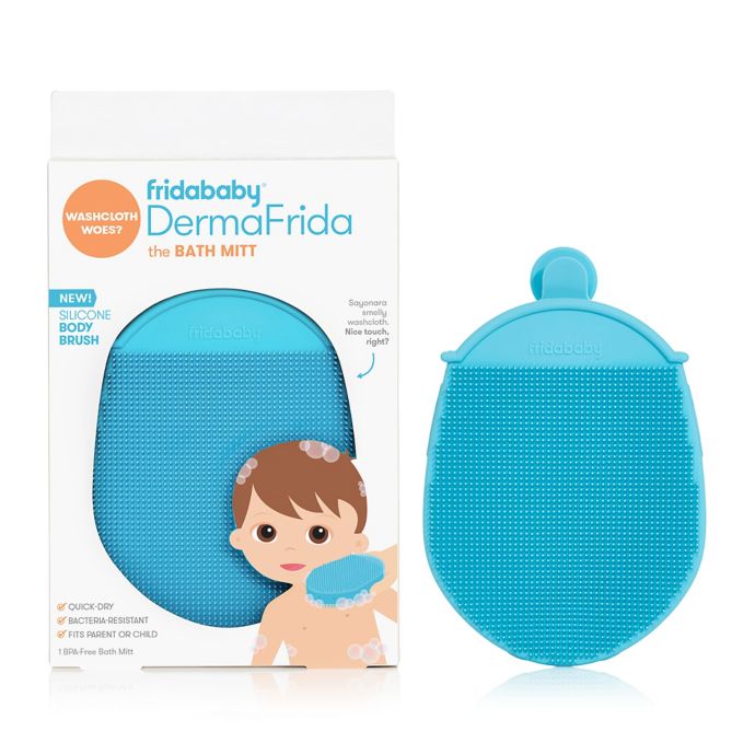 Baby Bath Silicone Brush By Fridababy - DermaFrida The SkinSoother Baby Bath Silicone Brush by ... : Designed to be worn by children or adults, the dermafrida bath mitt lets your little one take control of their bath time.