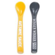 Bella Tunno&trade; 2-Pack Awesome Wonder Spoons in Yellow/Grey