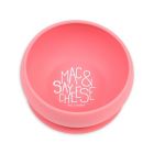 Alternate image 0 for Bella Tunno&trade; Silicone "Mac &amp; Say Cheese" Toddler Wonder Bowl in Pink