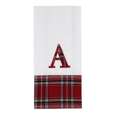 monogrammed kitchen towels