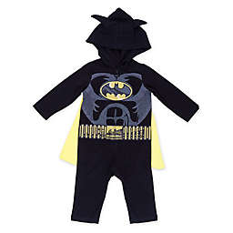 Warner Bros® Batman Hooded and Caped Coverall in Black
